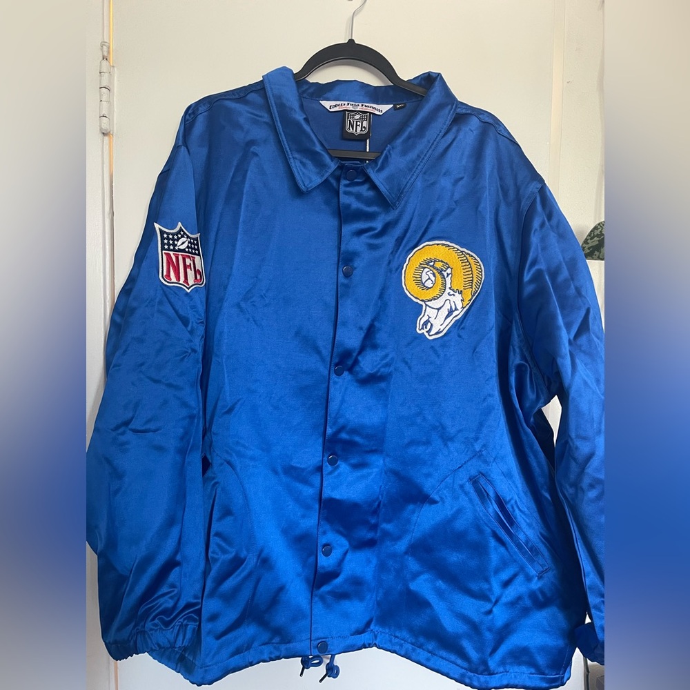 Los Angeles Rams satin windbreaker jacket